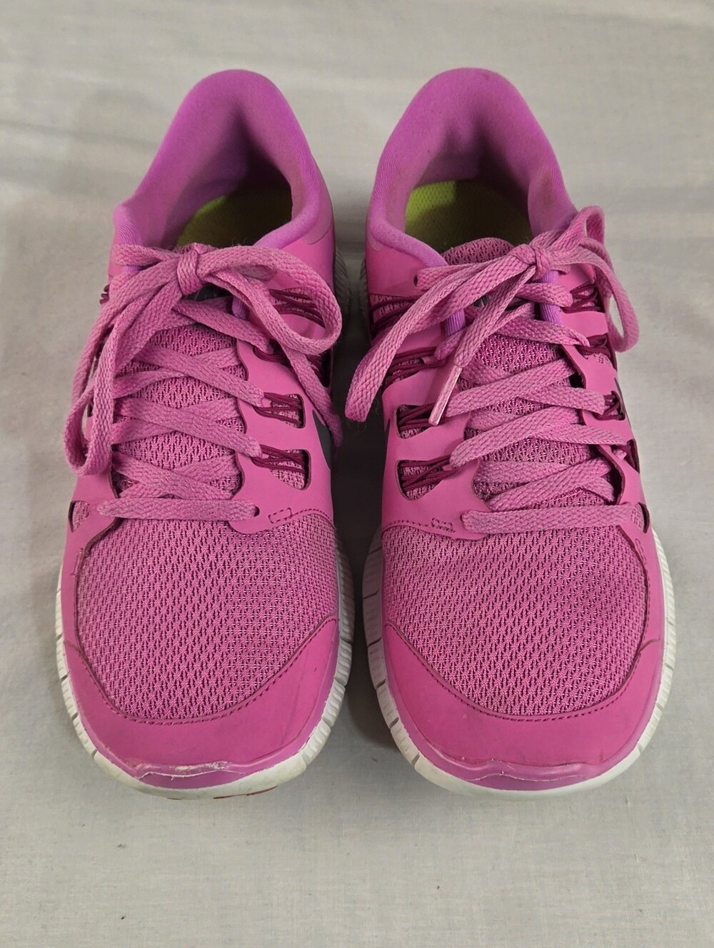 Nike Free 5.0 Women's Pink Mesh Lace-Up Casual/Running Shoes